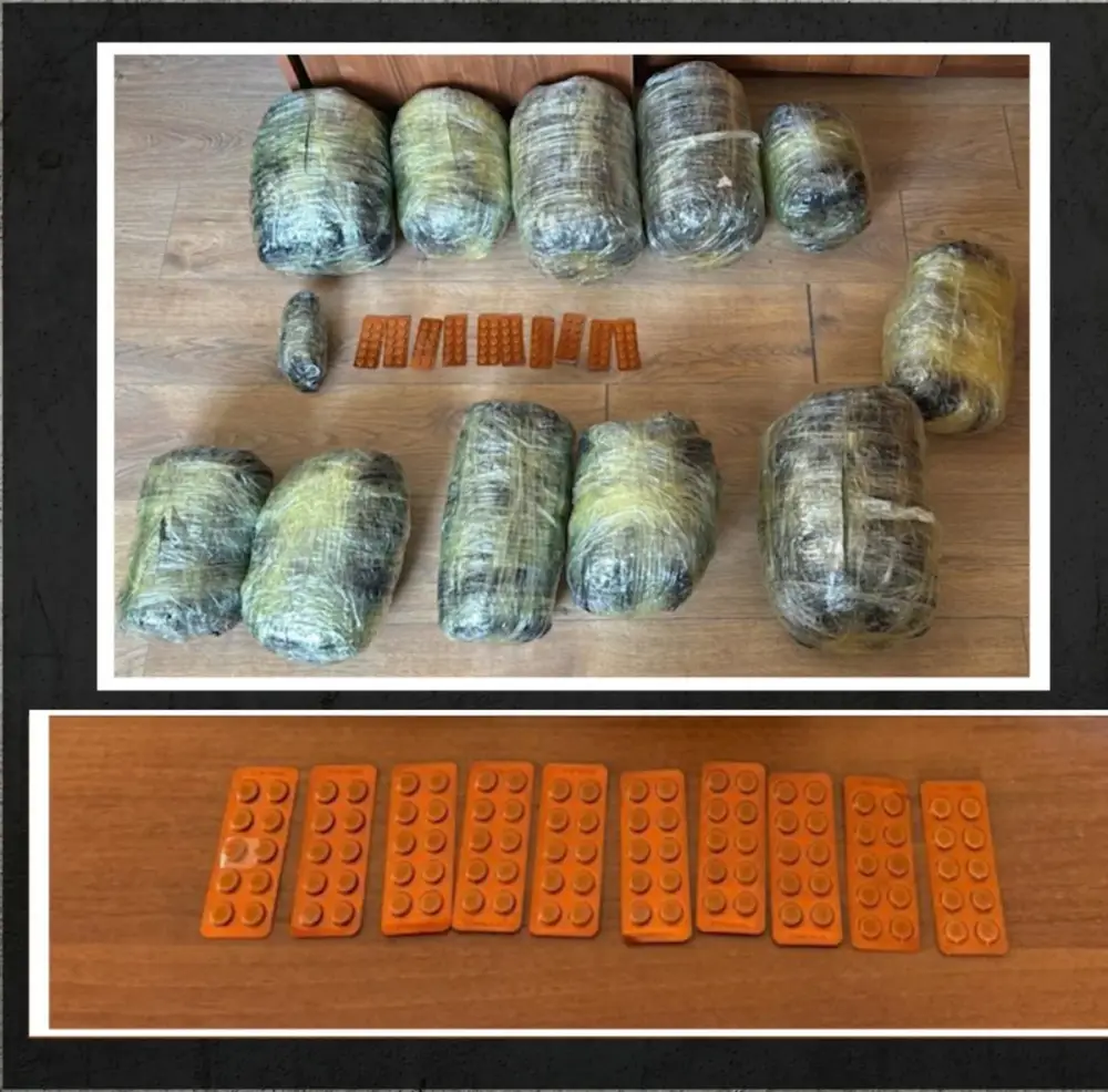 Saray qəsəbəsində 15 kiloqram narkotik vasitə aşkarlanıb