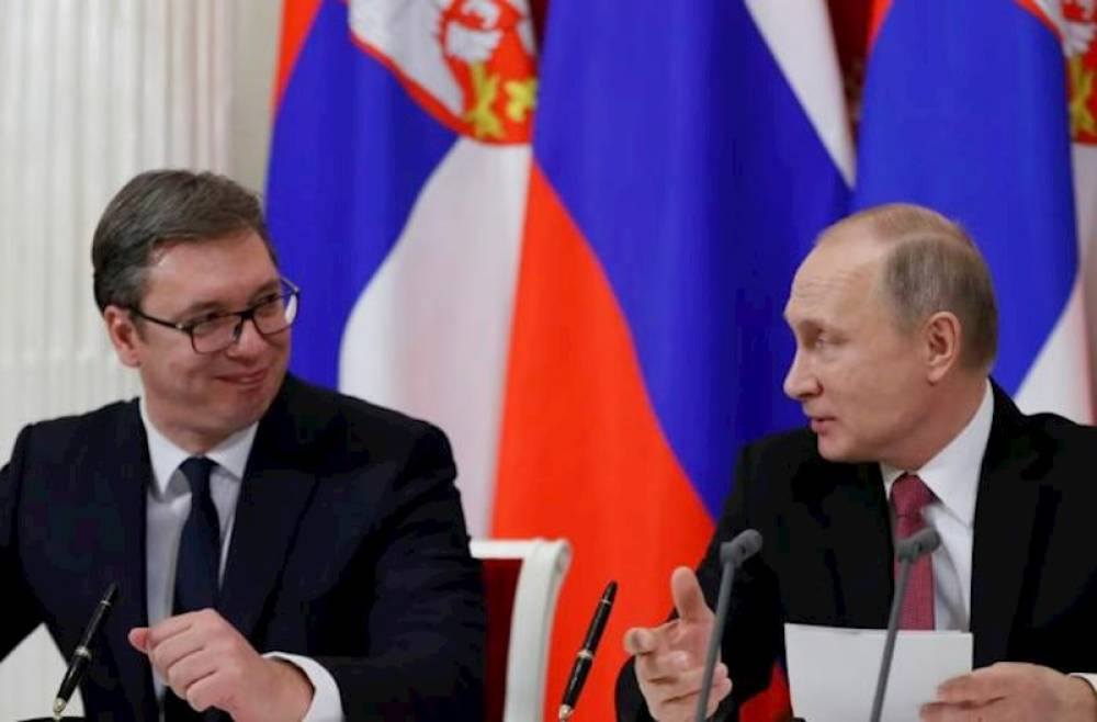 Serbiya prezidenti Putinə təşəkkür etdi