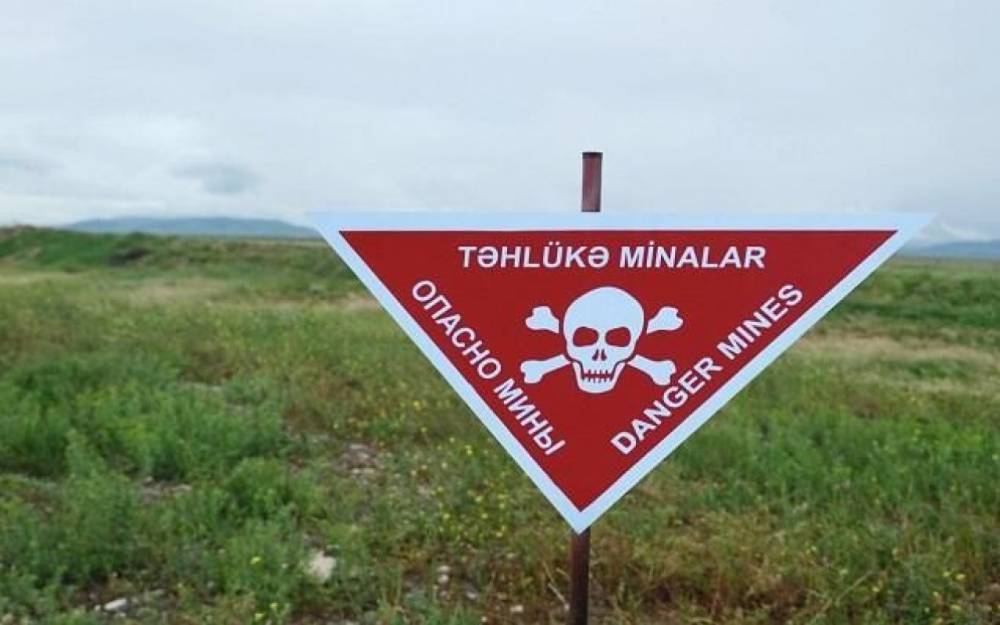 Qazaxın azad edilmiş kəndlərində 74,3 ha ərazi minalardan təmizlənib