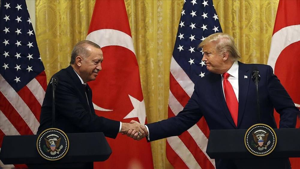 Tramp: Ərdoğanla çox yaxşı münasibətlərimiz var