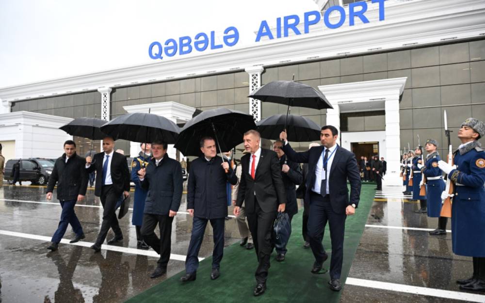 Çexiyanın Baş nazirinin Azərbaycana səfəri başa çatdı - FOTOLAR