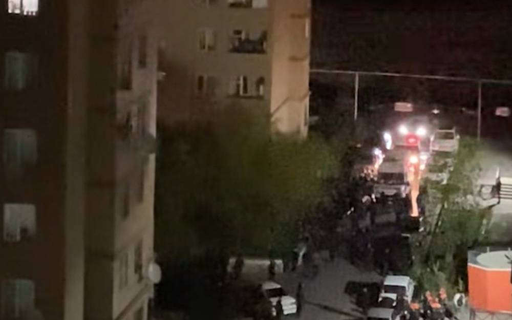 Bakıda polisə müqavimət göstərənlər tutuldu - VİDEO