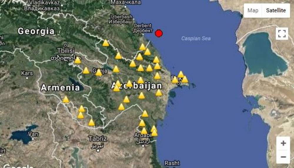 Qubada zəlzələ oldu