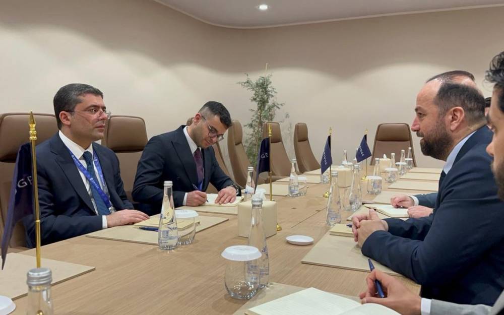 Əhməd İsmayılov Suriyanın informasiya naziri ilə görüşdü - FOTO