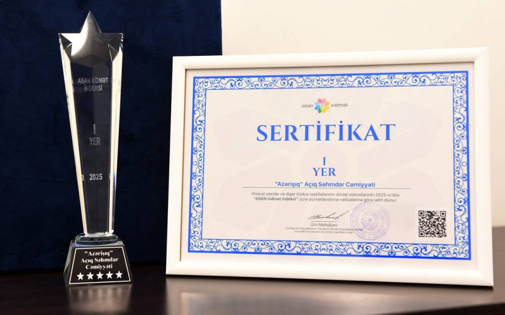 "Azərişıq" "ASAN xidmət indeksi" üzrə qiymətləndirildi - FOTOLAR