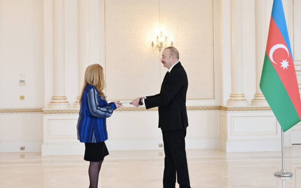 Prezident yeni səfirlərin etimadnamələrini qəbul etdi - FOTOLAR
