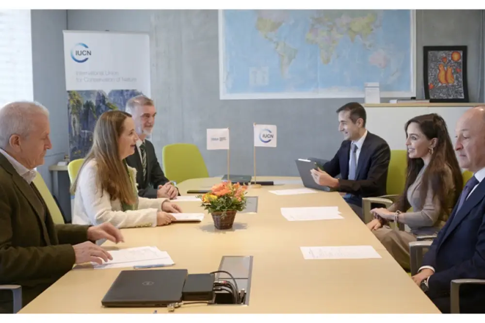 Leyla Əliyeva və Qretel Agilar İsveçrədə əməkdaşlıq imkanlarını müzakirə ediblər