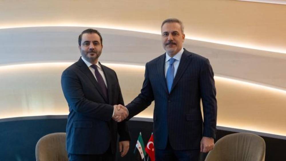 Hakan Fidan Suriyalı həmkarı ilə görüşdü