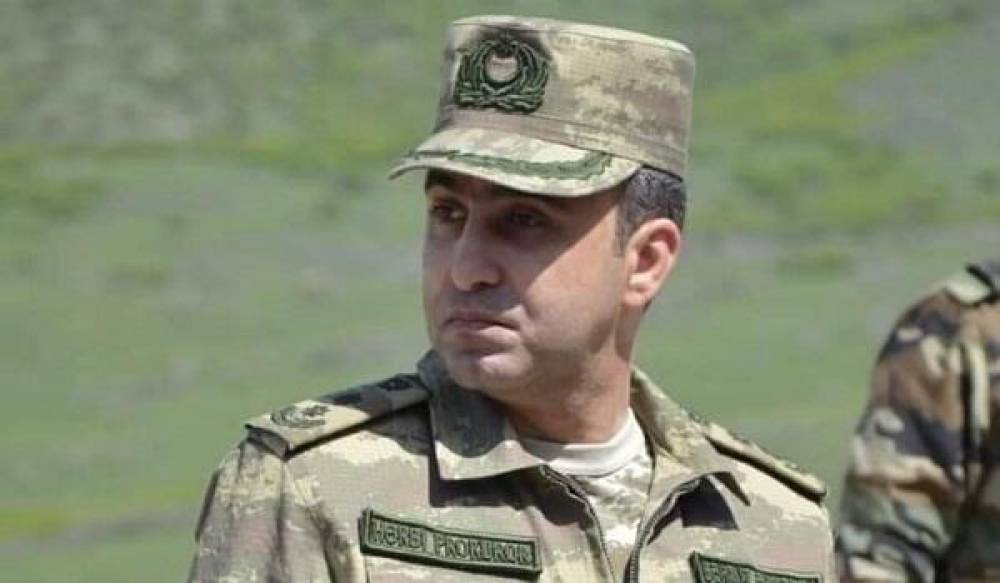 Hərbi prokuror Azərbaycan sərhədinə getdi