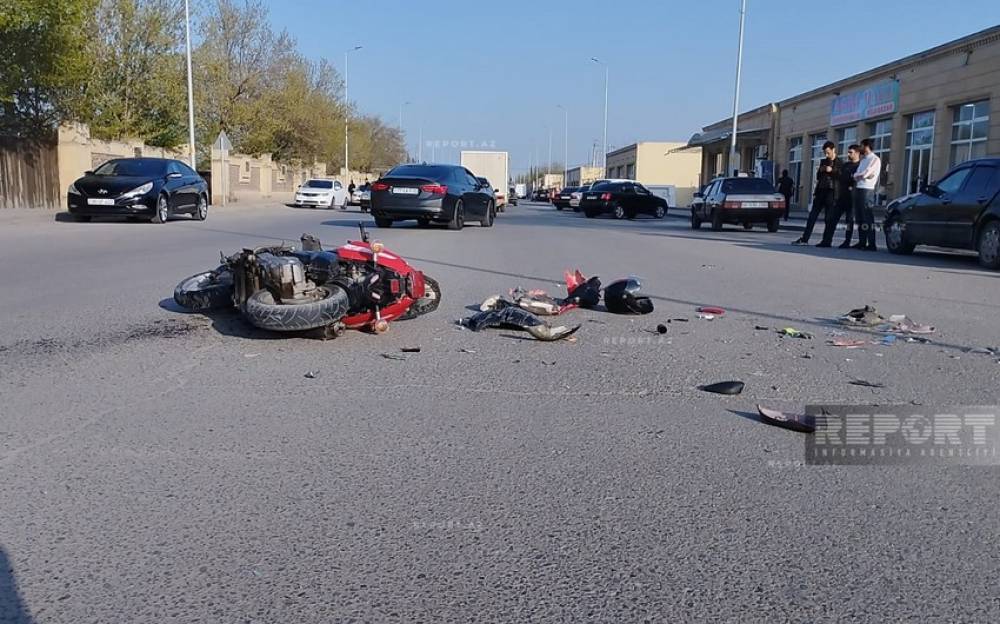 Kürdəmirdə avtomobil 72 yaşlı motosikletçini vuraraq öldürüb