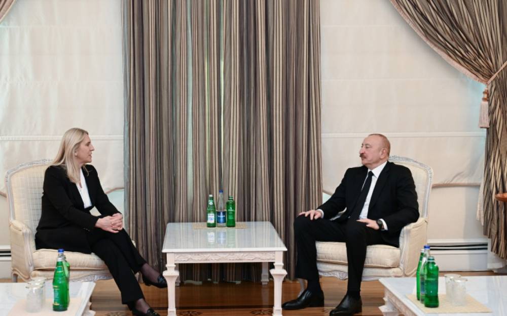 İlham Əliyev görüş keçirdi - FOTO
