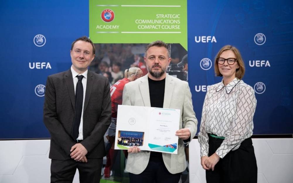 "Qarabağ" rəsmisi UEFA Akademiyasının kursunda iştirak edib