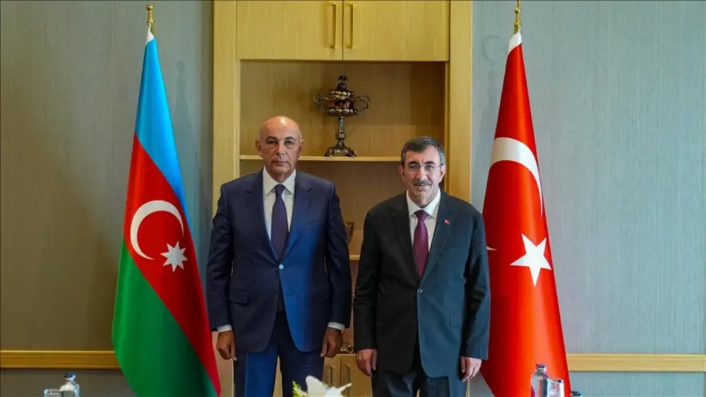 Türkiyənin vitse-prezidenti Azərbaycan Prezident Administrasiyasının şöbə müdiri ilə görüşüb
