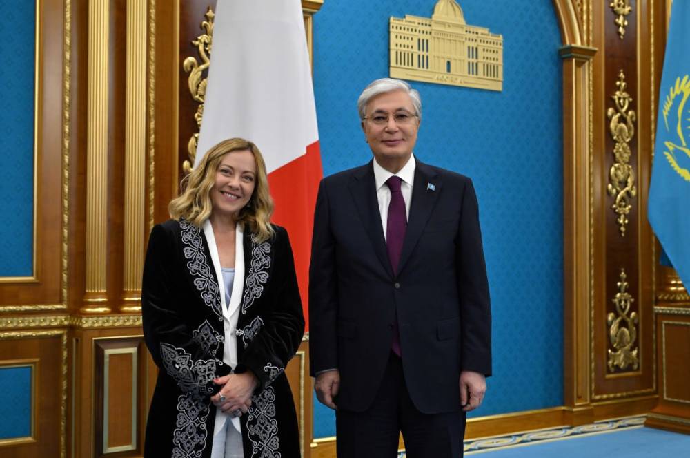 Tokayev və Meloni 7 sənəd imzalayıb