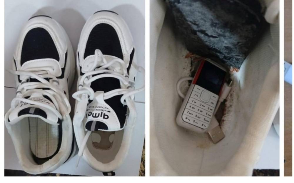 Həbsdəki həyat yoldaşına ayaqqabının içində telefon keçirmək istədi