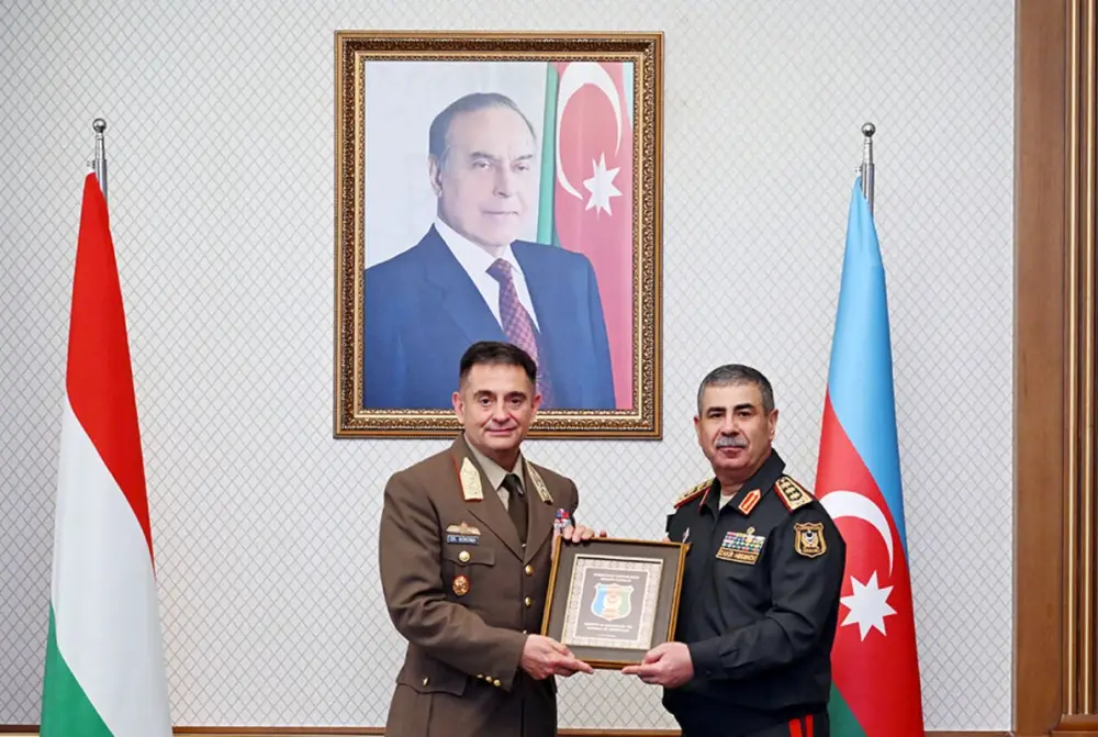 Macarıstan Müdafiə Qüvvələrinin Baş Qərargah rəisi Azərbaycana gəlib