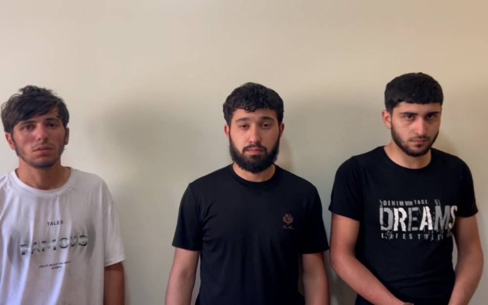 10 kiloqram qızılı talayıb bataqlıqda gizlənən dəstə tutuldu - VİDEO