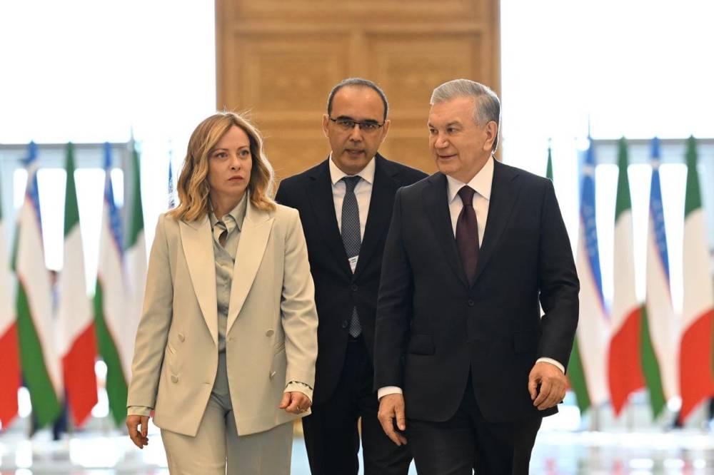 Mirziyoyev İtaliyanın Baş naziri Corca Melonini qəbul edib