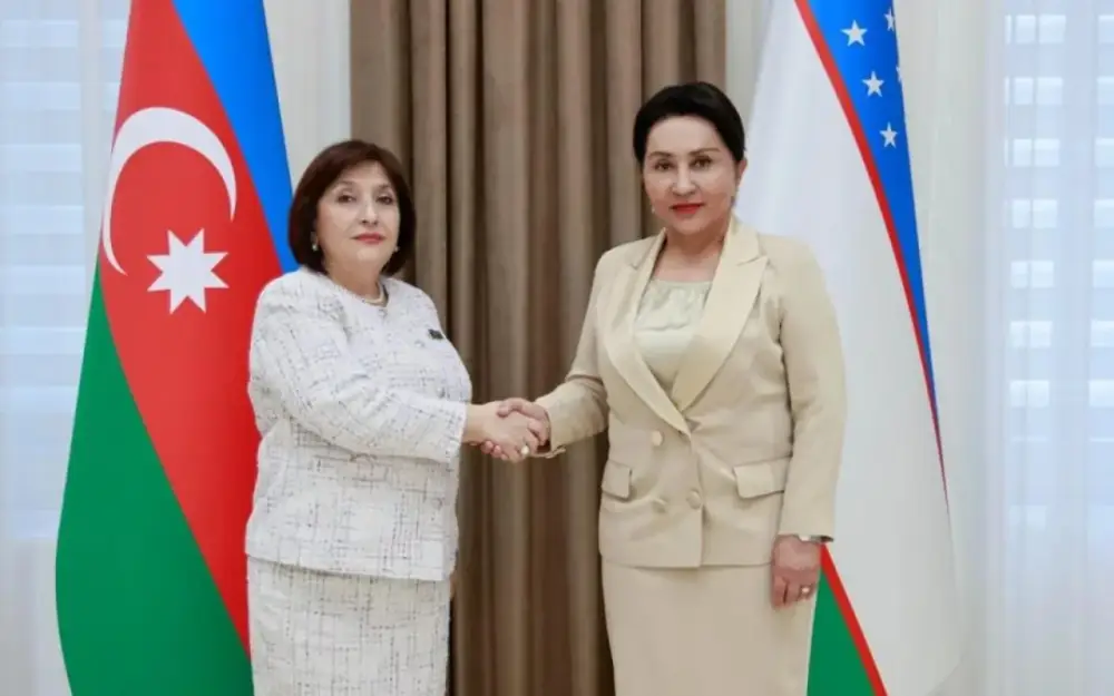Milli Məclisin sədri Özbəkistan Ali Məclisi Senatının sədri ilə görüşdü