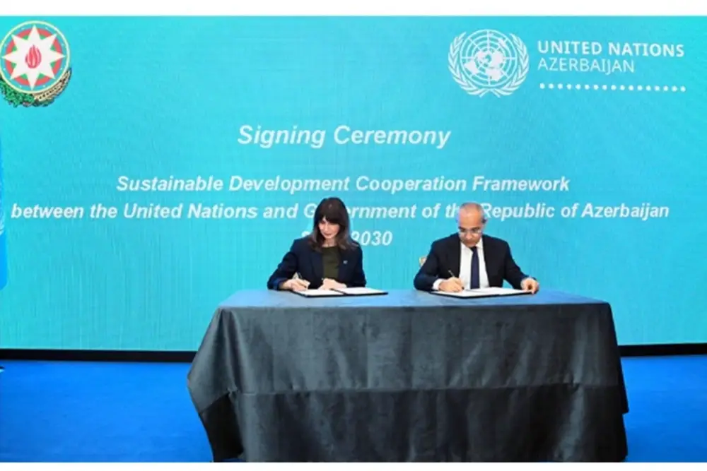 Azərbaycan BMT ilə 2026-2030-cu illər üçün Əməkdaşlığa dair Çərçivə Sənədi imzalayıb