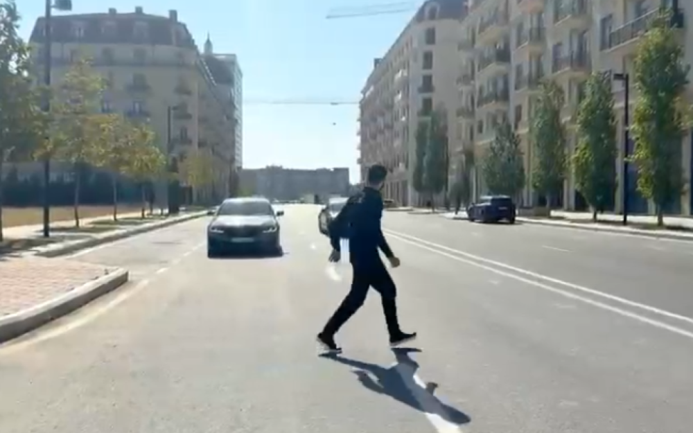 DYP piyadalara müraciət etdi - VİDEO