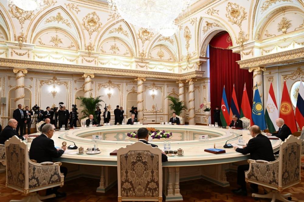 İlham Əliyev MDB Dövlət Başçıları Şurasının məhdud tərkibdə iclasında çıxış edib - YENİLƏNİB-2