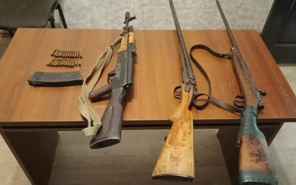 Qanunsuz saxlanılan silah-sursat aşkarlandı