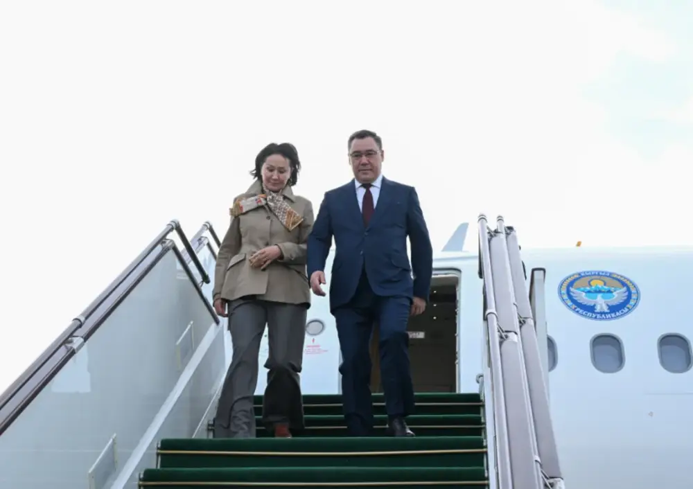 Sadır Japarov Azərbaycana səfərə gəlib