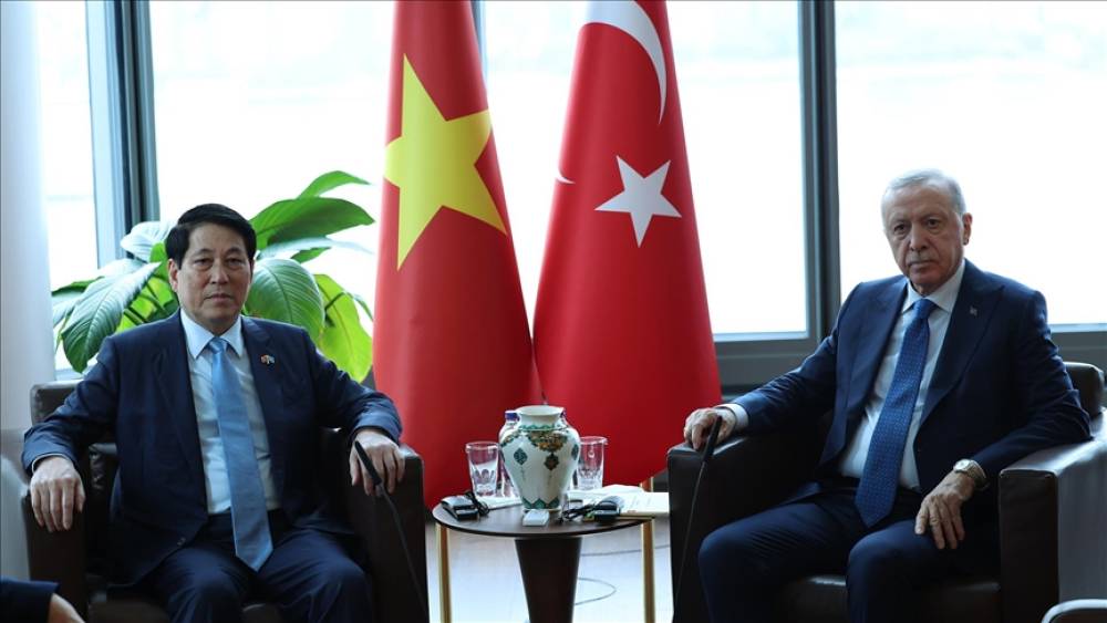 Ərdoğan Vyetnam Prezidenti ilə görüşüb